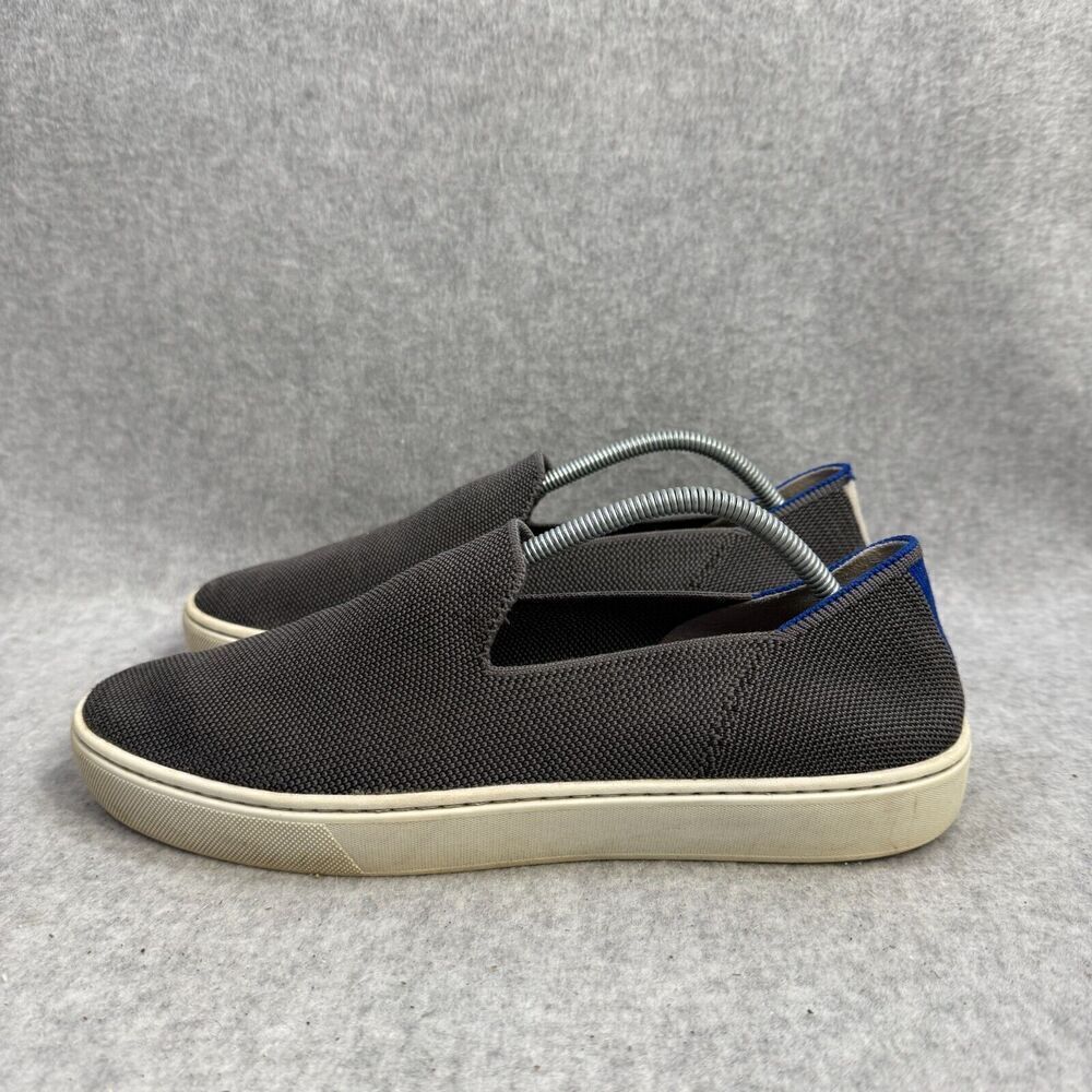 Rothys Shoes Womens Size 9 Grey Knit Slip‎ On The Sneakers Casual Classic Work